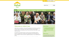 Desktop Screenshot of hafodcare.org.uk