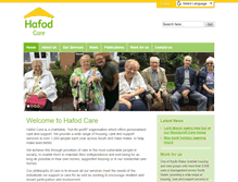 Tablet Screenshot of hafodcare.org.uk